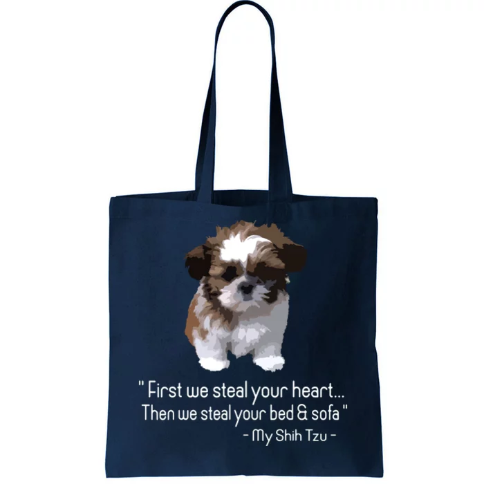 Shih Tzu Funny Tote Bag