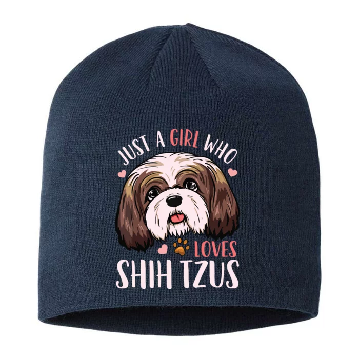 Shih Tzu Funny 8 1/2in Sustainable Knit Beanie