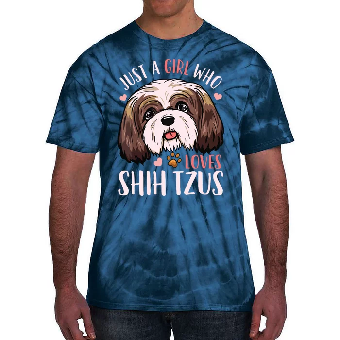 Shih Tzu Funny Tie-Dye T-Shirt