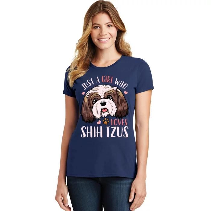 Shih Tzu Funny Women's T-Shirt