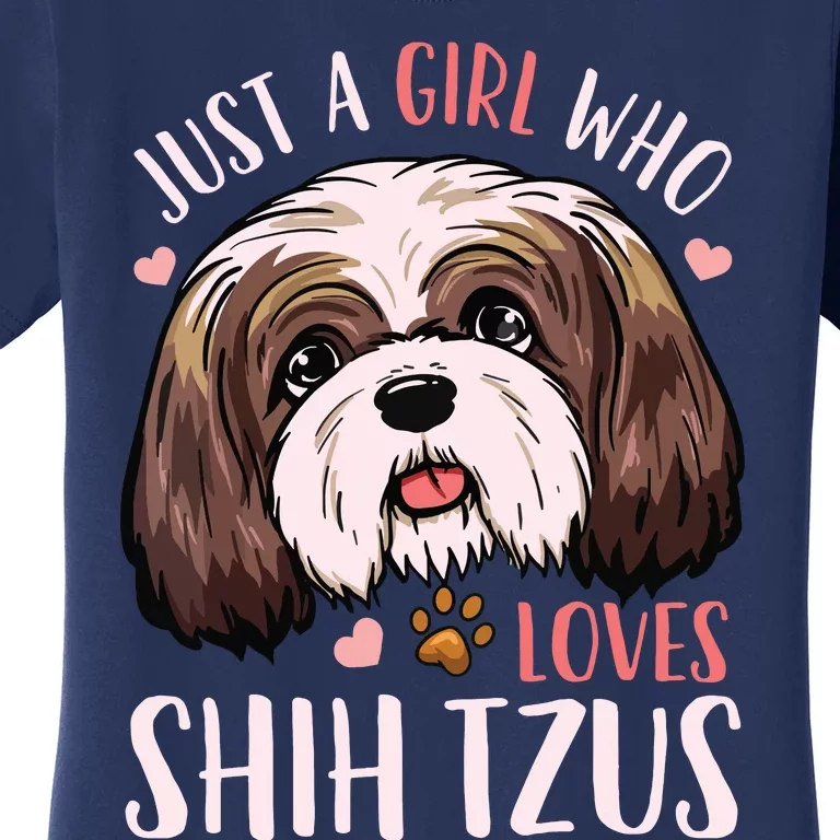 Shih Tzu Funny Women's T-Shirt