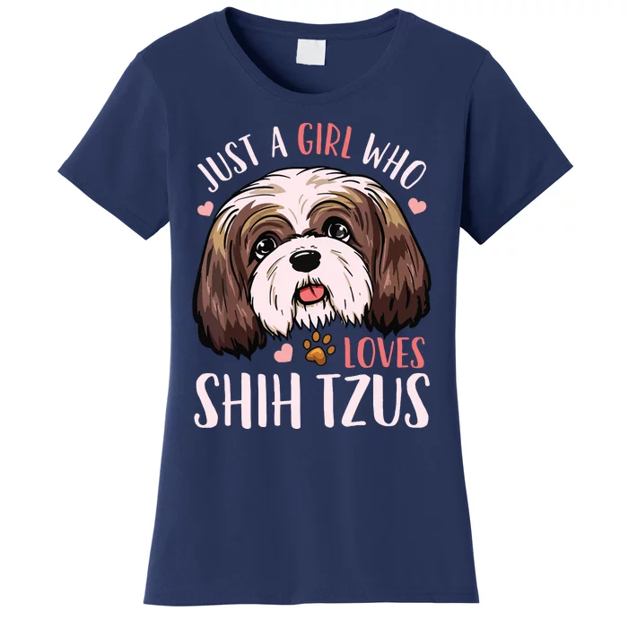 Shih Tzu Funny Women's T-Shirt