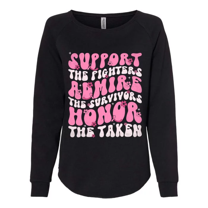 Support The Fighters Admire The Survivors Honor The Taken Womens California Wash Sweatshirt