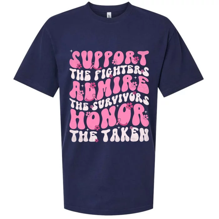 Support The Fighters Admire The Survivors Honor The Taken Sueded Cloud Jersey T-Shirt