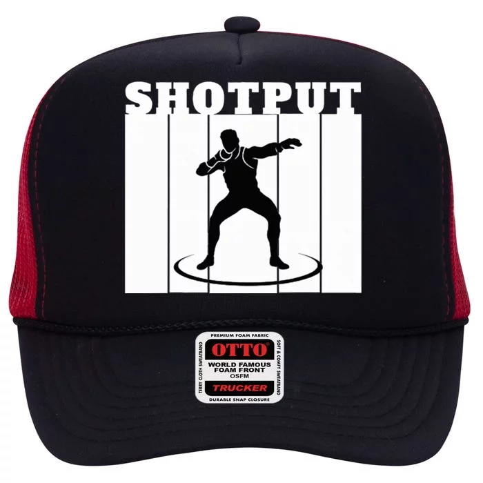 Shotput Thrower - For Track and Field Throwers High Crown Mesh Trucker Hat