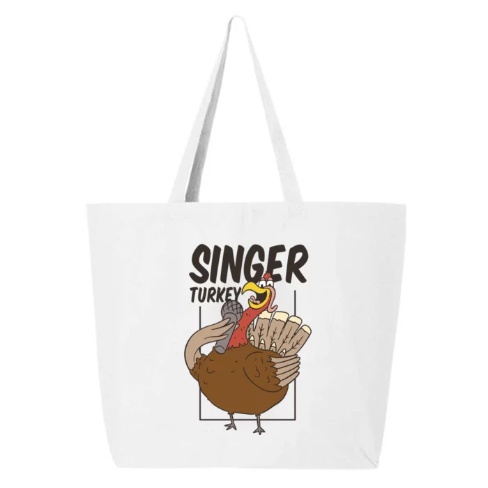 Singer Turkey Funny Thanksgiving 25L Jumbo Tote