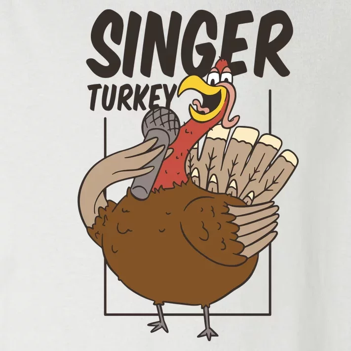 Singer Turkey Funny Thanksgiving Toddler Long Sleeve Shirt