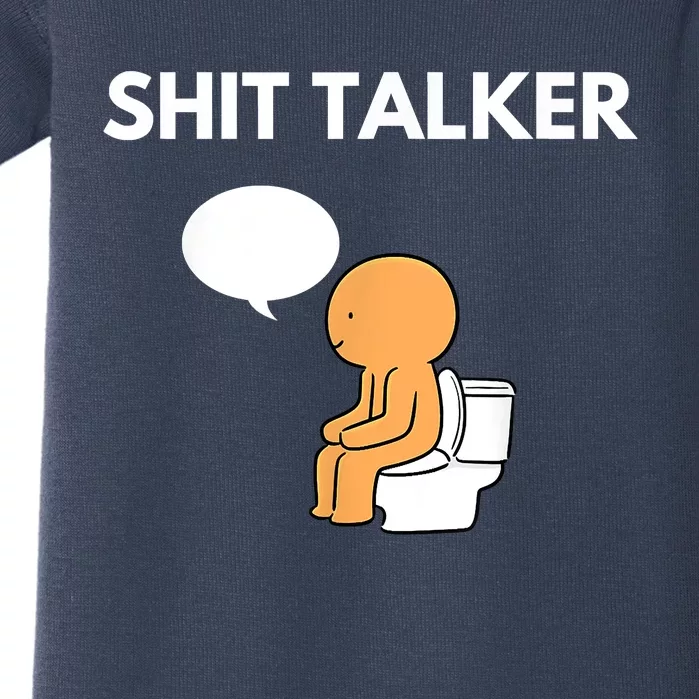 Shit Talker Funny Baby Bodysuit