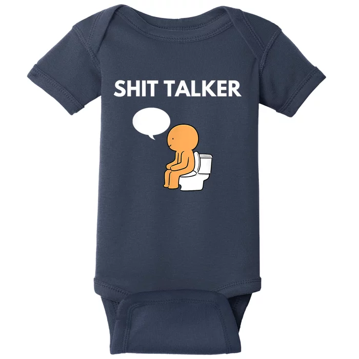 Shit Talker Funny Baby Bodysuit