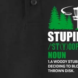 Stupid Tree Funny Disk Golf Definition Golfing Dry Zone Grid Performance Polo