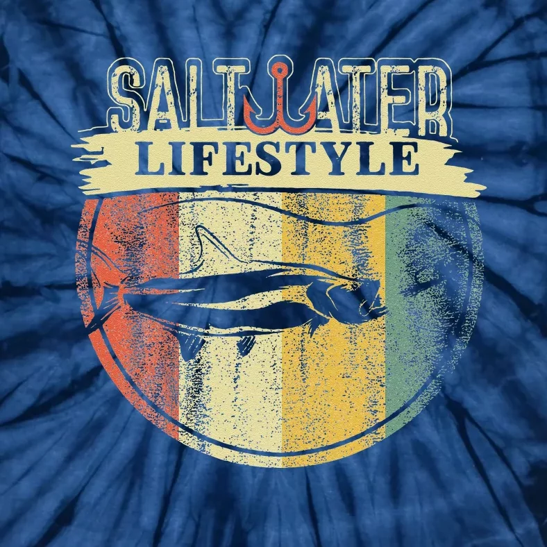 Saltwater Tarpon Fishing Sport Game Fish Lover Fisherman Tie-Dye T-Shirt