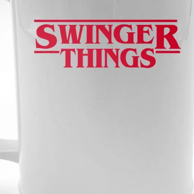 Swinger Things Funny Swingers Front & Back Beer Stein