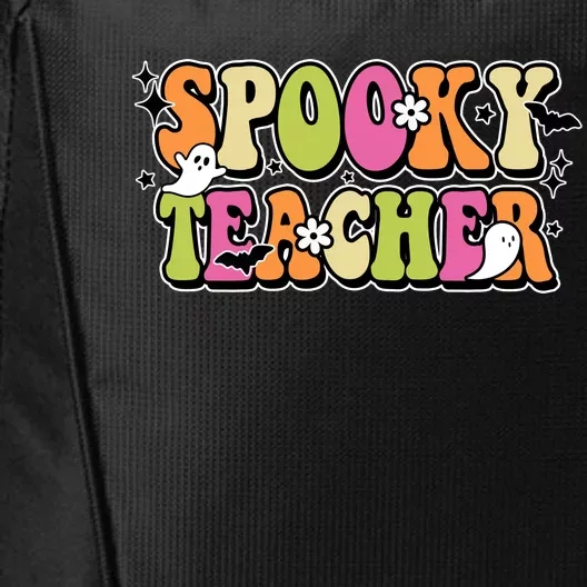 Spooky Teacher Festive Halloween Cute City Backpack