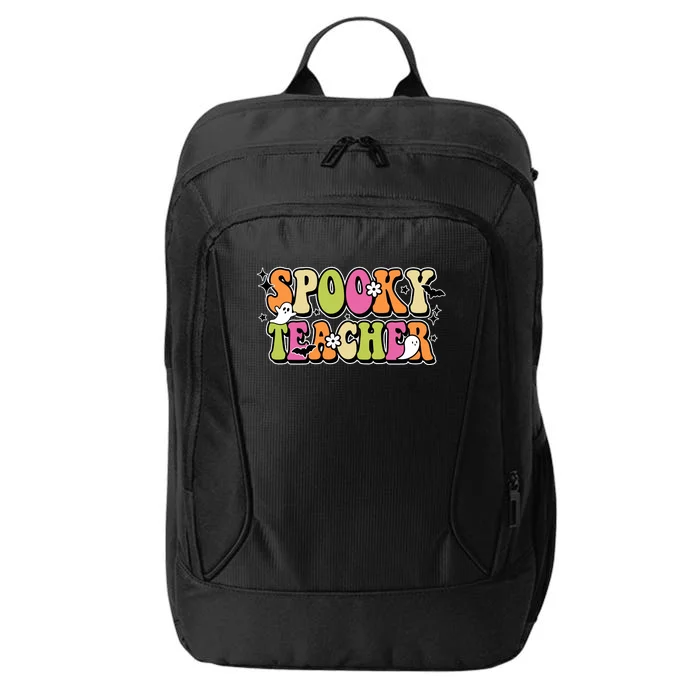 Spooky Teacher Festive Halloween Cute City Backpack