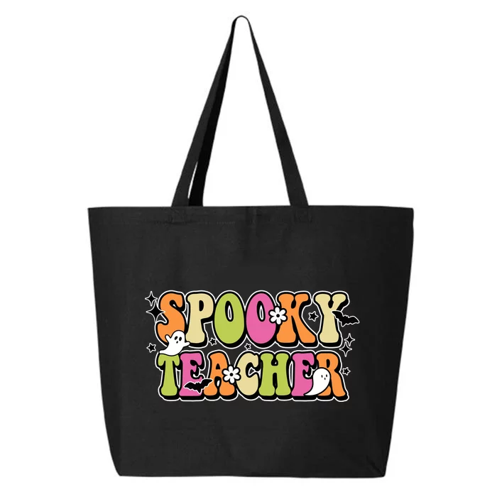 Spooky Teacher Festive Halloween Cute 25L Jumbo Tote