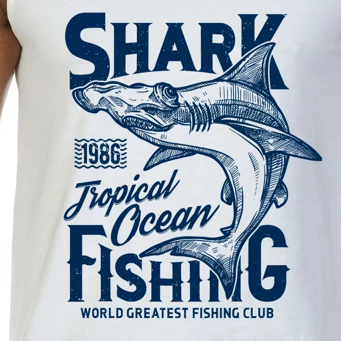 Shark Tropical Fishing World Greatest Fishing Club Comfort Colors® Tank Top