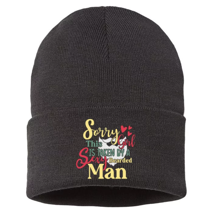 Sorry This Girl Is Taken Sexy Bearded Sustainable Knit Beanie