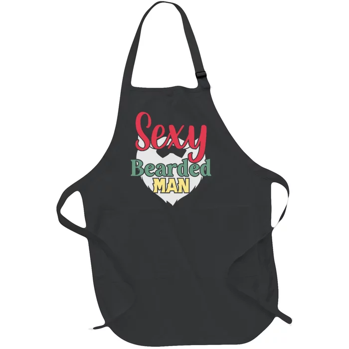 Sorry This Girl Is Taken Sexy Bearded Full-Length Apron With Pocket