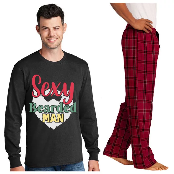 Sorry This Girl Is Taken Sexy Bearded Long Sleeve Pajama Set