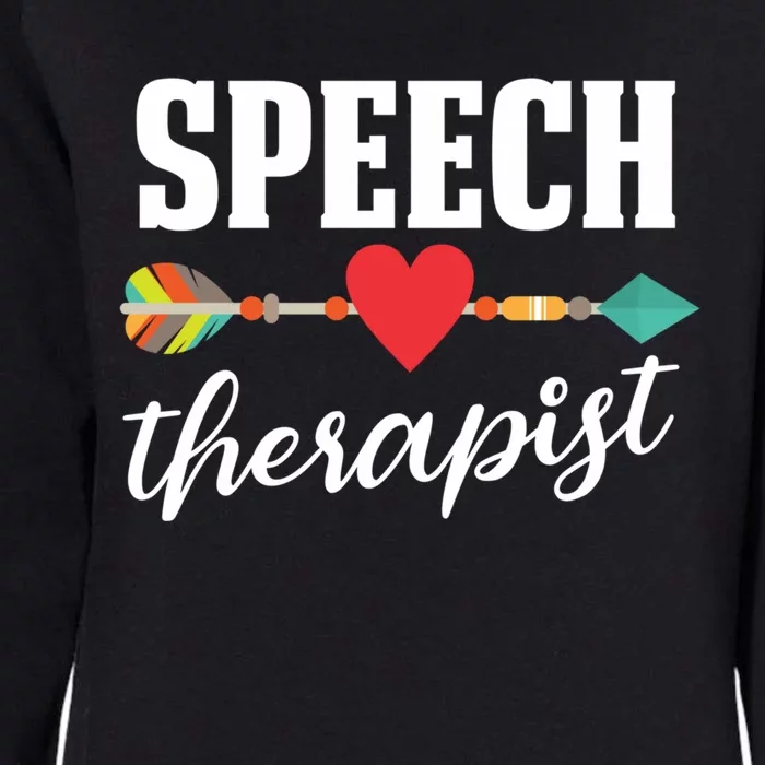 Speech Therapist Gift Speech Language Therapy Pathologist Cool Gift Womens California Wash Sweatshirt