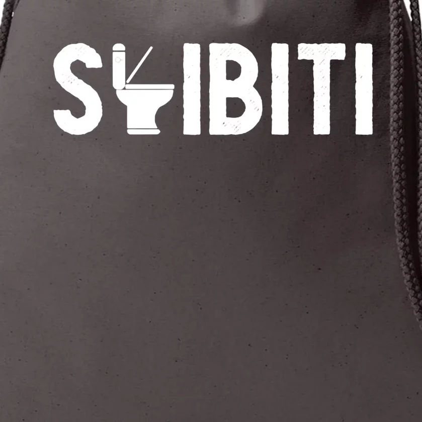 Skibiti Toilet Gen Alpha Slang Meme Skibiti Ohio Rizzler Drawstring Bag