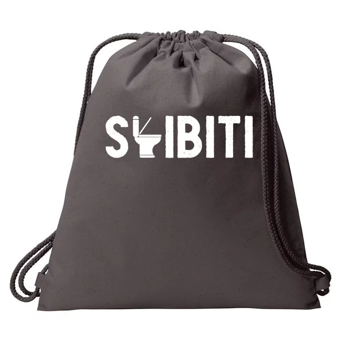 Skibiti Toilet Gen Alpha Slang Meme Skibiti Ohio Rizzler Drawstring Bag