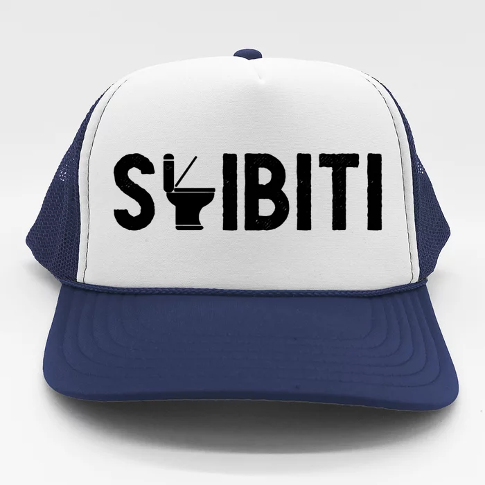 Skibiti Toilet Gen Alpha Slang Meme Skibiti Ohio Rizzler Trucker Hat