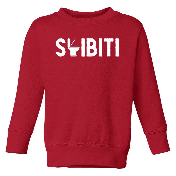 Skibiti Toilet Gen Alpha Slang Meme Skibiti Ohio Rizzler Toddler Sweatshirt