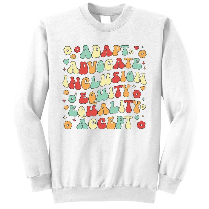 SPED Teacher Groovy Special Education Teacher Sweatshirt