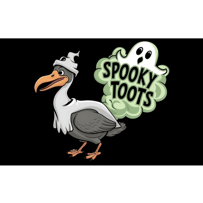 Spooky Toots Goose Ghost Funny Halloween Bumper Sticker