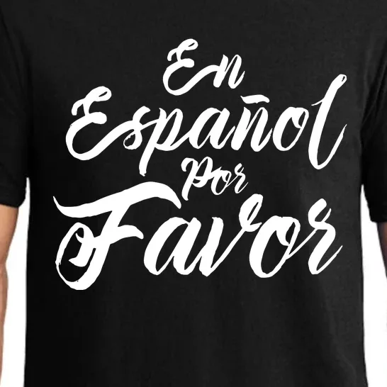 Spanish Teacher Gifts Maestra En Espanol Por Favor Pajama Set