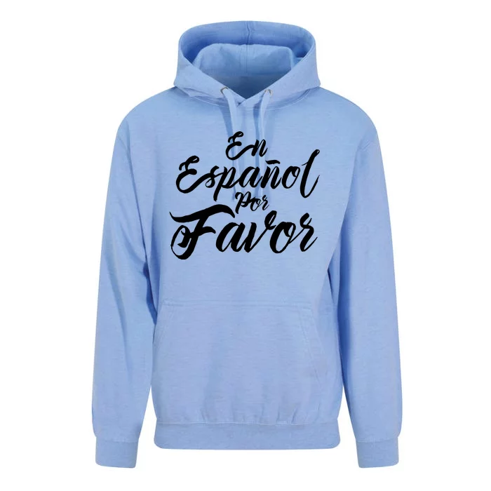 Spanish Teacher Gifts Maestra En Espanol Por Favor Unisex Surf Hoodie