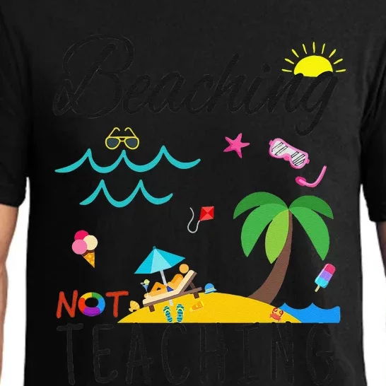 Summer Teacher Gift, Beaching Not Teaching Pajama Set