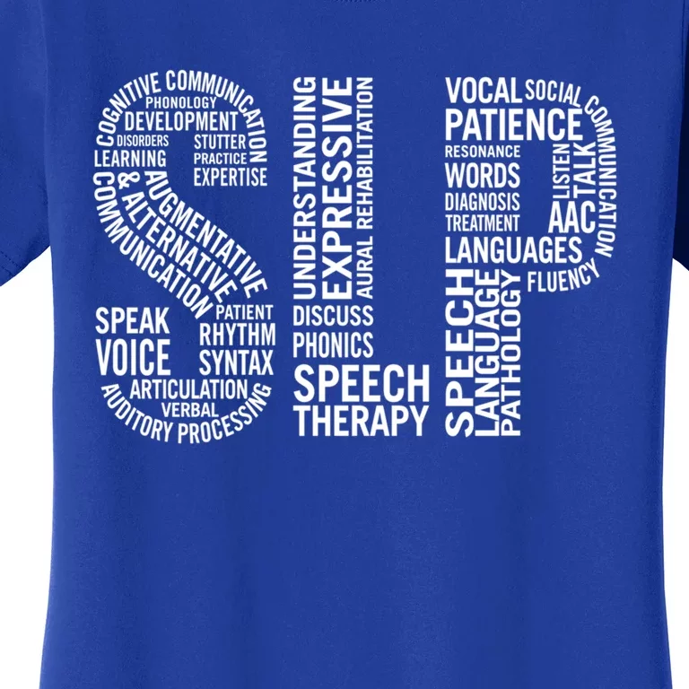 Speech Therapy Great Gift Speech Language Pathology Month Women's T-Shirt