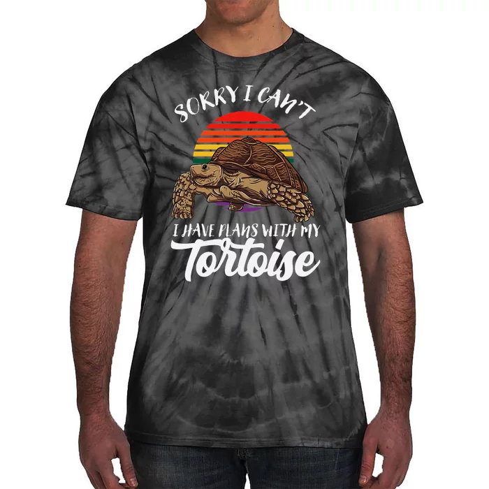 Sulcata Tortoise Gift I Love My African Spurred Tortoise Tie-Dye T-Shirt