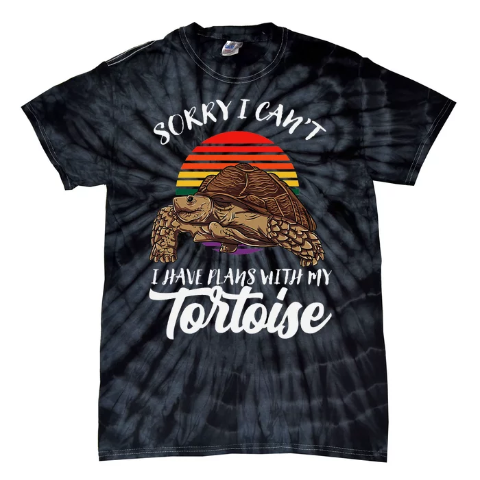 Sulcata Tortoise Gift I Love My African Spurred Tortoise Tie-Dye T-Shirt