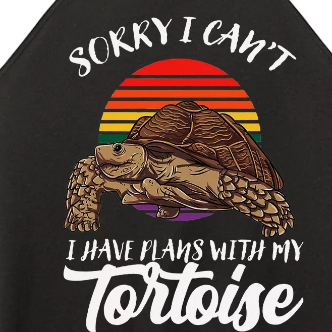 Sulcata Tortoise Gift I Love My African Spurred Tortoise Women’s Perfect Tri Rocker Tank