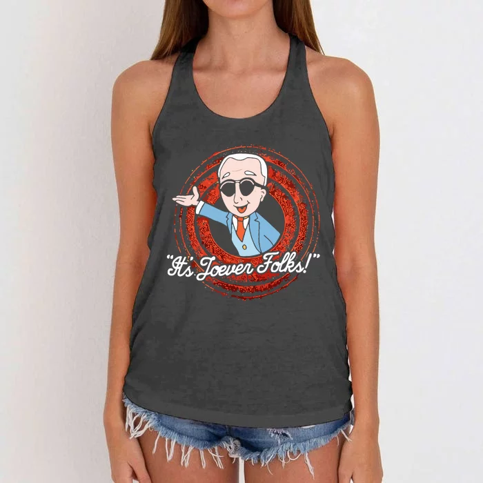 Shirts That Go Hard ItS Joever Folks Women's Knotted Racerback Tank