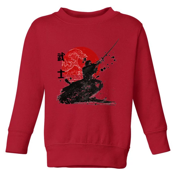 Samurai The Ghost Design Toddler Sweatshirt