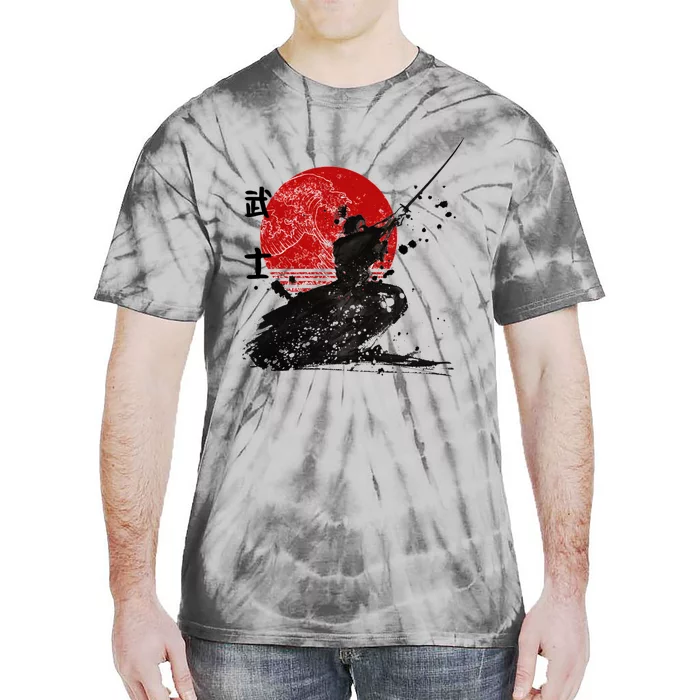 Samurai The Ghost Design Tie-Dye T-Shirt