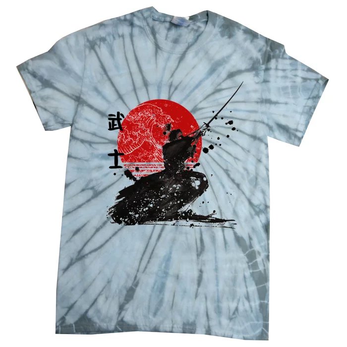 Samurai The Ghost Design Tie-Dye T-Shirt