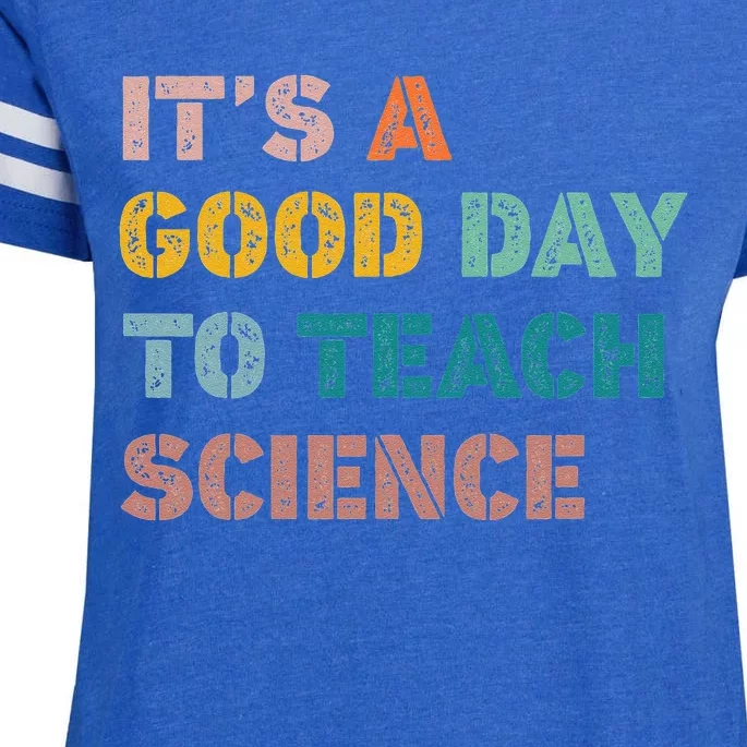 Science Teacher Gifts Its A Good Day To Teach Science Earth Enza Ladies Jersey Football T-Shirt