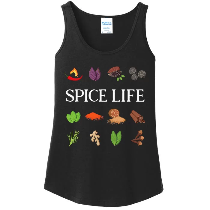 Spice Themed Gift For Cooks & Chefs Who Love To Cook Spices Ladies Essential Tank