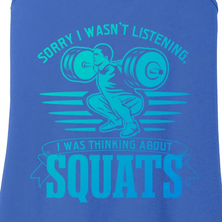 Strength Training Gym Powerlifting Squats Cool Gift Ladies Essential Tank