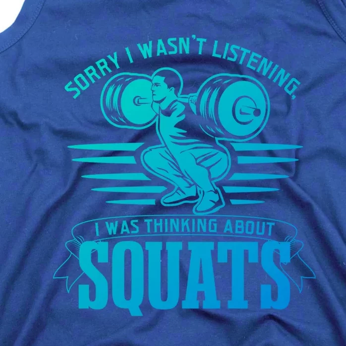 Strength Training Gym Powerlifting Squats Cool Gift Tank Top