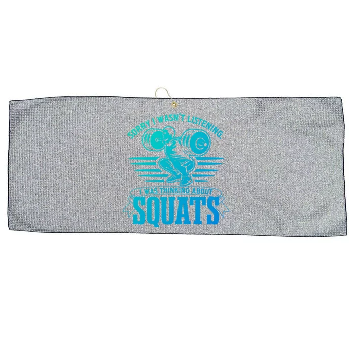 Strength Training Gym Powerlifting Squats Cool Gift Large Microfiber Waffle Golf Towel