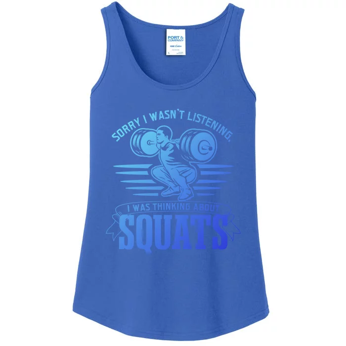 Strength Training Gym Powerlifting Squats Cool Gift Ladies Essential Tank