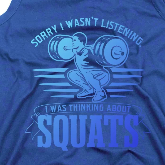 Strength Training Gym Powerlifting Squats Cool Gift Tank Top