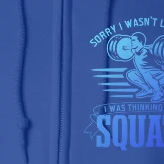 Strength Training Gym Powerlifting Squats Cool Gift Full Zip Hoodie