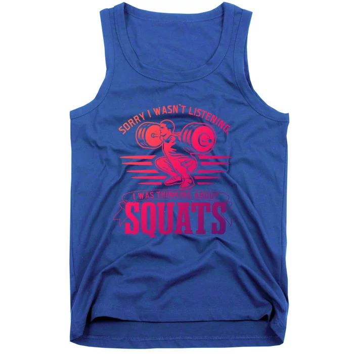 Strength Training Gym Powerlifting Squats Cool Gift Tank Top